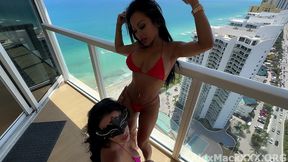 miss lexa & cj miles fucked a skinny guy with a big cock