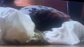 Flatstanley gets walked on all over his face