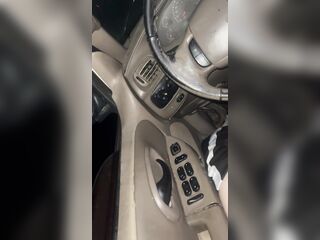 Pissing out the truck window whilst sitting in the drivers seat car piddle play peeing