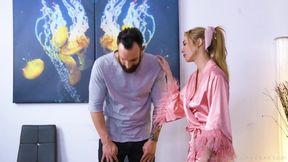 Nuru Massage - Naughty Aiden Ashley Gives POV Massage to Her Sibling&#039;s Hubby