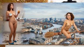 HALLOWEEN 2025. Witch Regina Noir. Broomstick Ride! copy