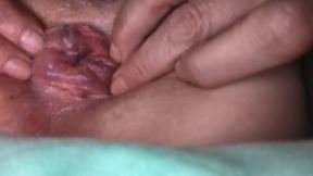 Fingering Ass MILF GILF Solo
