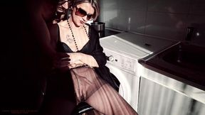 She Craved That Raw Meat in the Stairwell - Unleashing Feral Fury