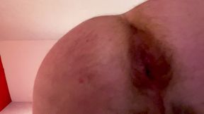 Straight guy ass. Fingers play