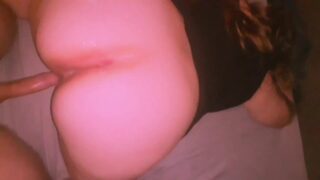 POV hardcore video of amateur big ass PAWG getting fucked
