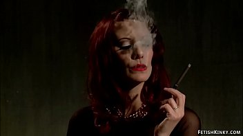 Redhead slave whipped and anal fisted
