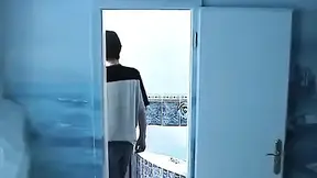 A Brunette with a Pierced Pubic Hair Gets Blown up with Delight