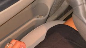 Israeli Young Princess Legs In Her Car
