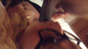 CD Tonya gets throated, foot fucked and facialized in POV