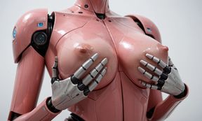 Advanced Sex Robot Let You Use Her And Cum On Her Breasts - Close-up - POV - AI