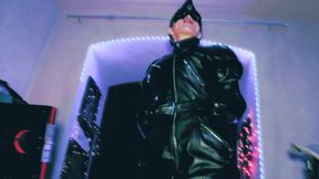 Mistress Eva Latex full leather fetish boots domina uniform bdsm kink hot milf