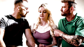 Seduced by the bad boy Next Door A Sloppy Deepthroat and Double Vagina Fck