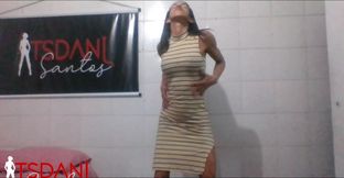 Sexy and Seductive Daniela Santos Dancing and Then Having an Orgasm.