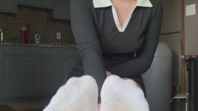 Sniffing your teachers feet