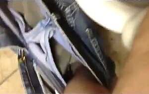 Amateur Cock Play in the Stall