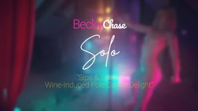 Ｓｏｌｏ - "Sips & Spins: Wine-Induced Pole Dance Delight"! 🍷✨