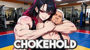 Chokehold Domination - Rika Smothers and Chokes You With Her Strong Forearms