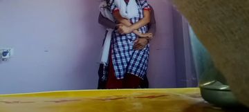 Newly admitted college student fucking with her young teacher part 1