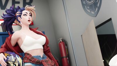 Get ready for a wild ride in the rift, featuring a MILF in a boy dressroom and getting her big tits and ass pounded by a big