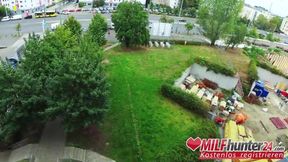 Adrienne Kiss Enjoys POV Blowjob and Reverse Cowgirl on Her Outdoor Date