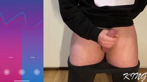 Remote Anal Vibe Milks Prostate Hands Free Cum Pants Ruin