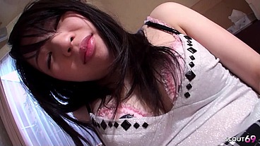 Curvy Japanese Step-Sister seduce to First Time Creampie Defloration Sex in uncensored JAV