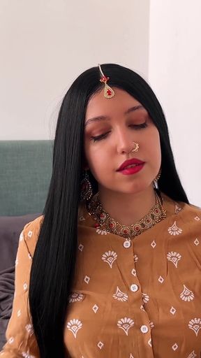 White Girl Loves Dressing up Like Indian Woman and Getting Fucked