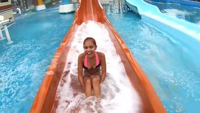 ”Waterpark fun & sex at home after with sexy Thai GF”