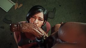 Big Titted Milf ADA Wong Destroyed by Shemale Monster Cock(HQ 3D Futa Porn)