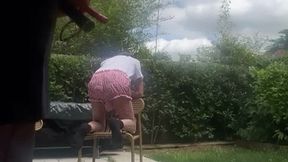 The Policewoman punishes