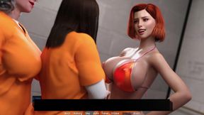 Two Shemale Milfs Having Fun With Luna Big Ass And Fucking Her Pussy