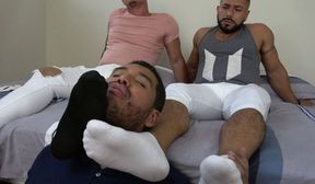 latino double buffet feet worship