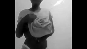 Black Teen Undressing