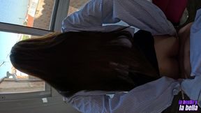 My Boss Catches Me Masturbating in the Office and so That He Won't Fire Me We Had Anal Sex and Blowj