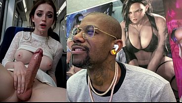 Cute Transgender Teen Wants To Cum On The Bus, AI Generated