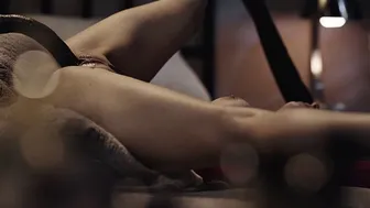 Josephine Jackson achieves cumflation with multiple creampies and bondage