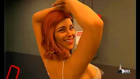 Japanese Hentai Anime Star Sucks Dick While Giving Handjob for Hot ASMR Blowjob