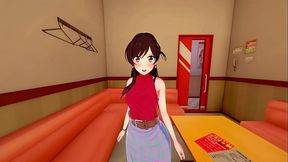 HOT SEX WITH CHIZURU MIZUHARA - RENT A GIRLFRIEND PORN