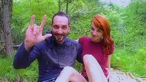 Lydya Moser & Rick Duke in Redhead in the Forest - AcesOfPorn