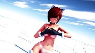 [MMD]Girls-Suntan Girl[by Alita_99G]