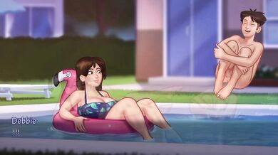 stepson raw animated hentai game pool cum fest big tits big ass