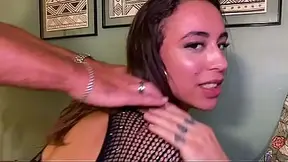 Married Brazilian woman gave her ass to 2 well-endowed men and let them do double penetration in her pussy