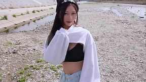 立ちバックが映えるスタイル抜群な美巨乳ダンサー女子大生＃ゆき＃女子大生 Part1