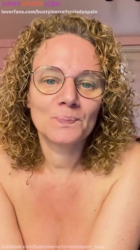 Close-up of Merce Masturbating in a Chair, Horny as Fuck