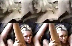 Flat chested tranny ramming on the sofa