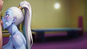 Divine Adventure - The Ford Blowjob and the Passionate Kiss with Android 18