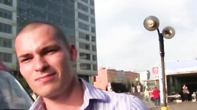 Straight Czech guy agrees to sucks a dick to earn some quick cash