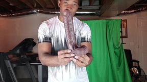 Giant 11 Inches Dong Pounding My Booty Deep and Wide