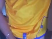 Mexican Soccer Player Jerks Off