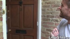 Artistic GILF Lacey Starr rides hard for creampie